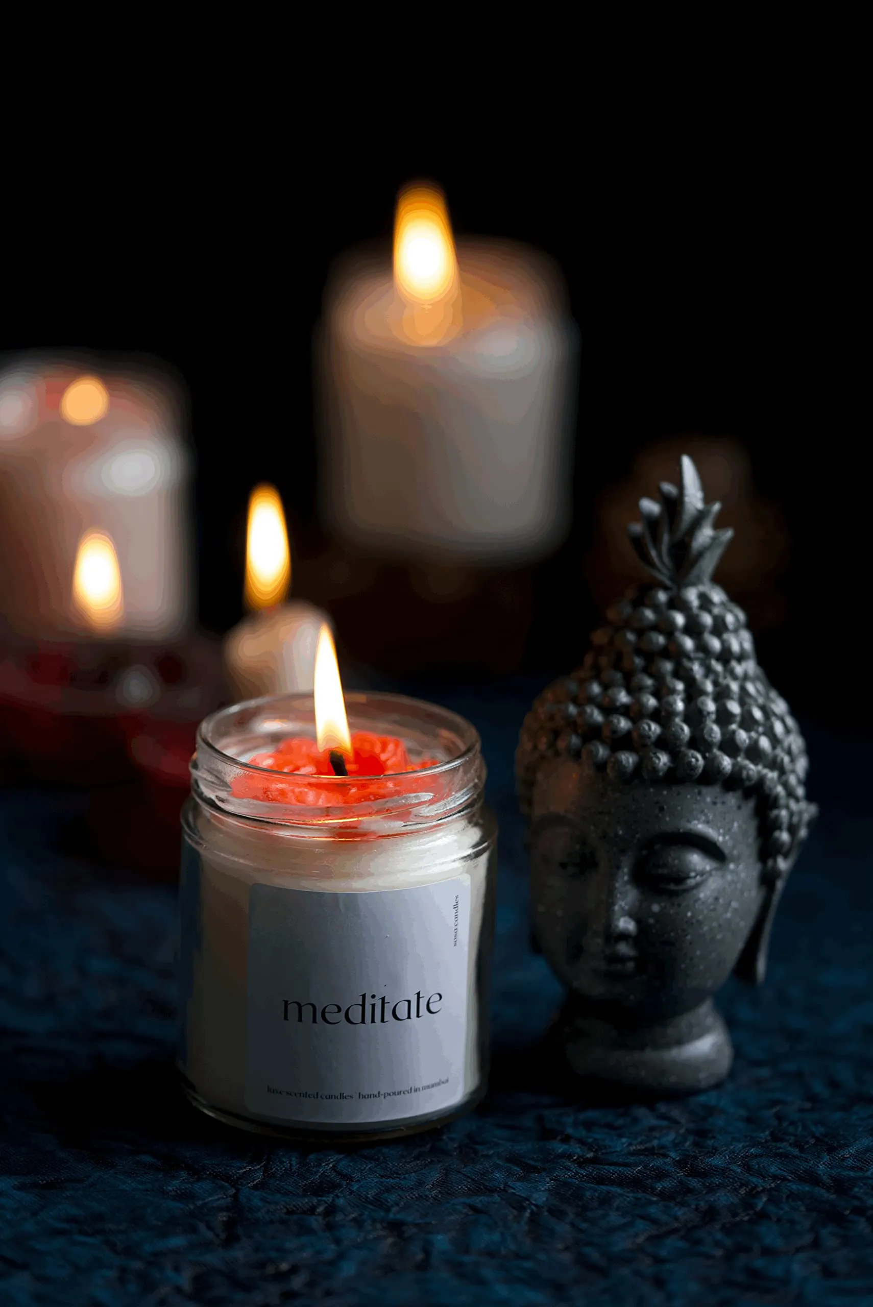 Meditation Candles | Meditate Candles for Home | Meditation Accessories | Meditation Accessories for Room | Scented Candles for Home Decor | Meditate Scented Candles | Scented Candles Under 500