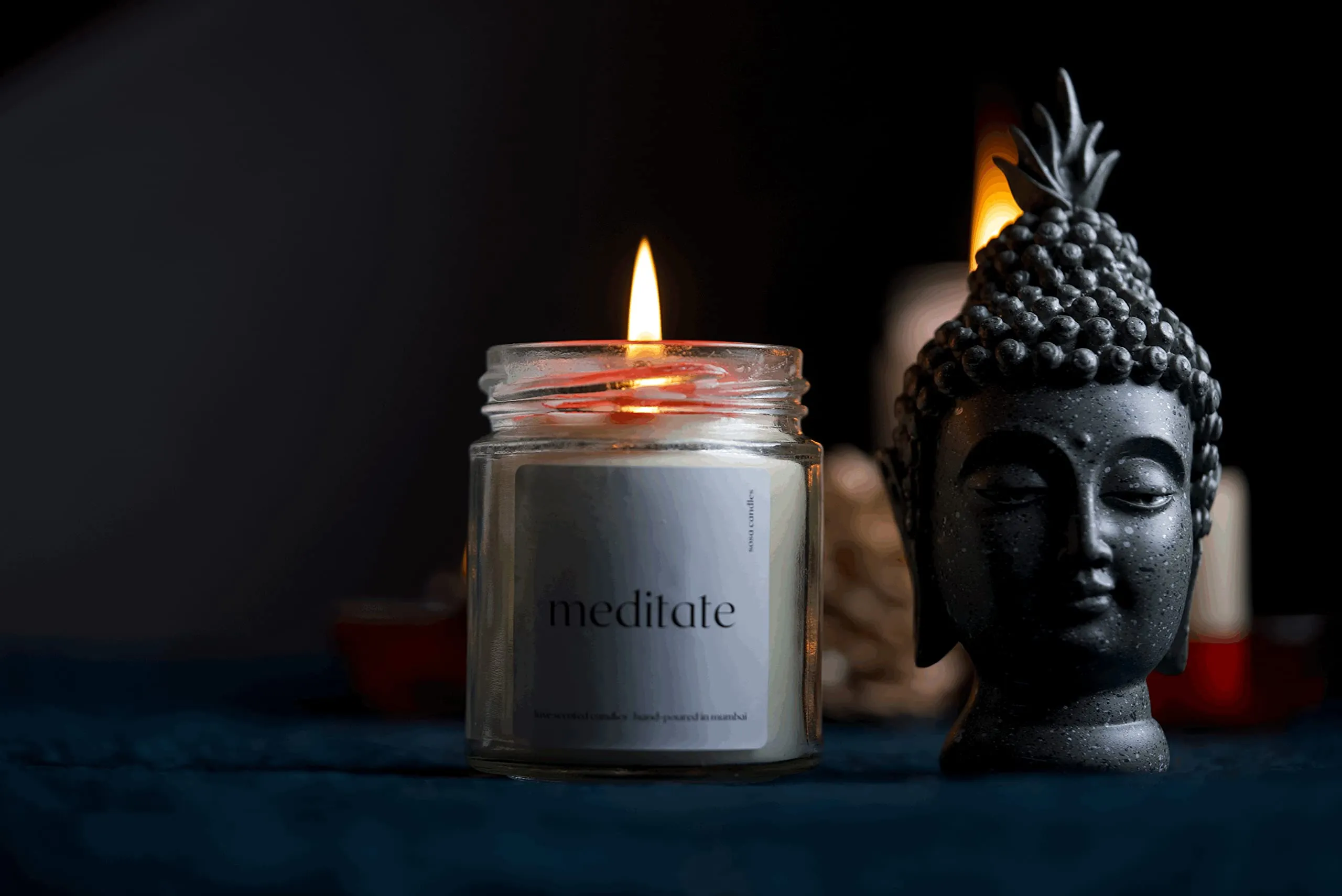 Meditation Candles | Meditate Candles for Home | Meditation Accessories | Meditation Accessories for Room | Scented Candles for Home Decor | Meditate Scented Candles | Scented Candles Under 500