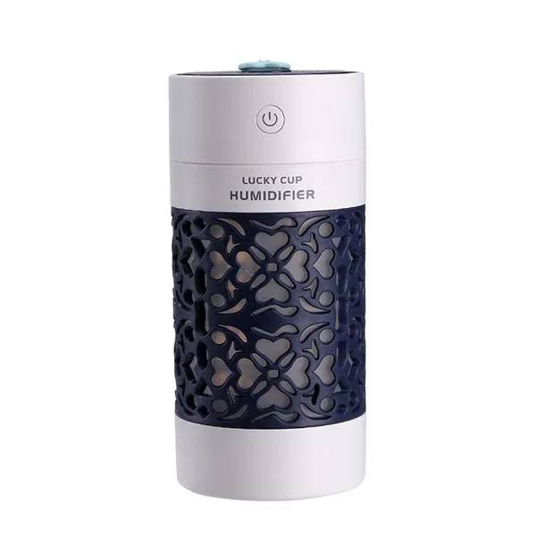 Mini LED Night  Aroma Essential Oil Ultrasonic Humidifier Diffuser With Fan