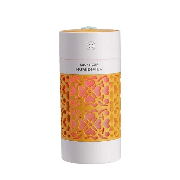 Mini LED Night  Aroma Essential Oil Ultrasonic Humidifier Diffuser With Fan