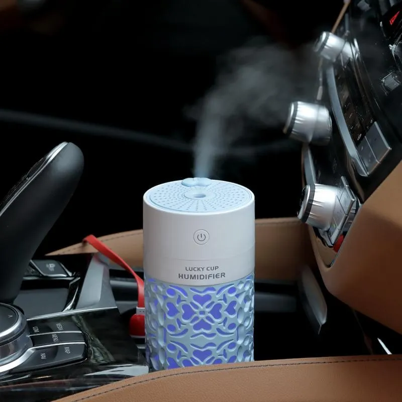 Mini LED Night  Aroma Essential Oil Ultrasonic Humidifier Diffuser With Fan