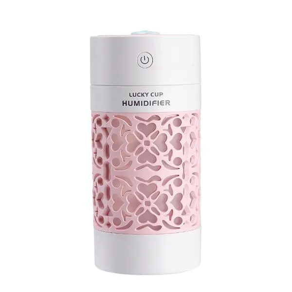 Mini LED Night  Aroma Essential Oil Ultrasonic Humidifier Diffuser With Fan