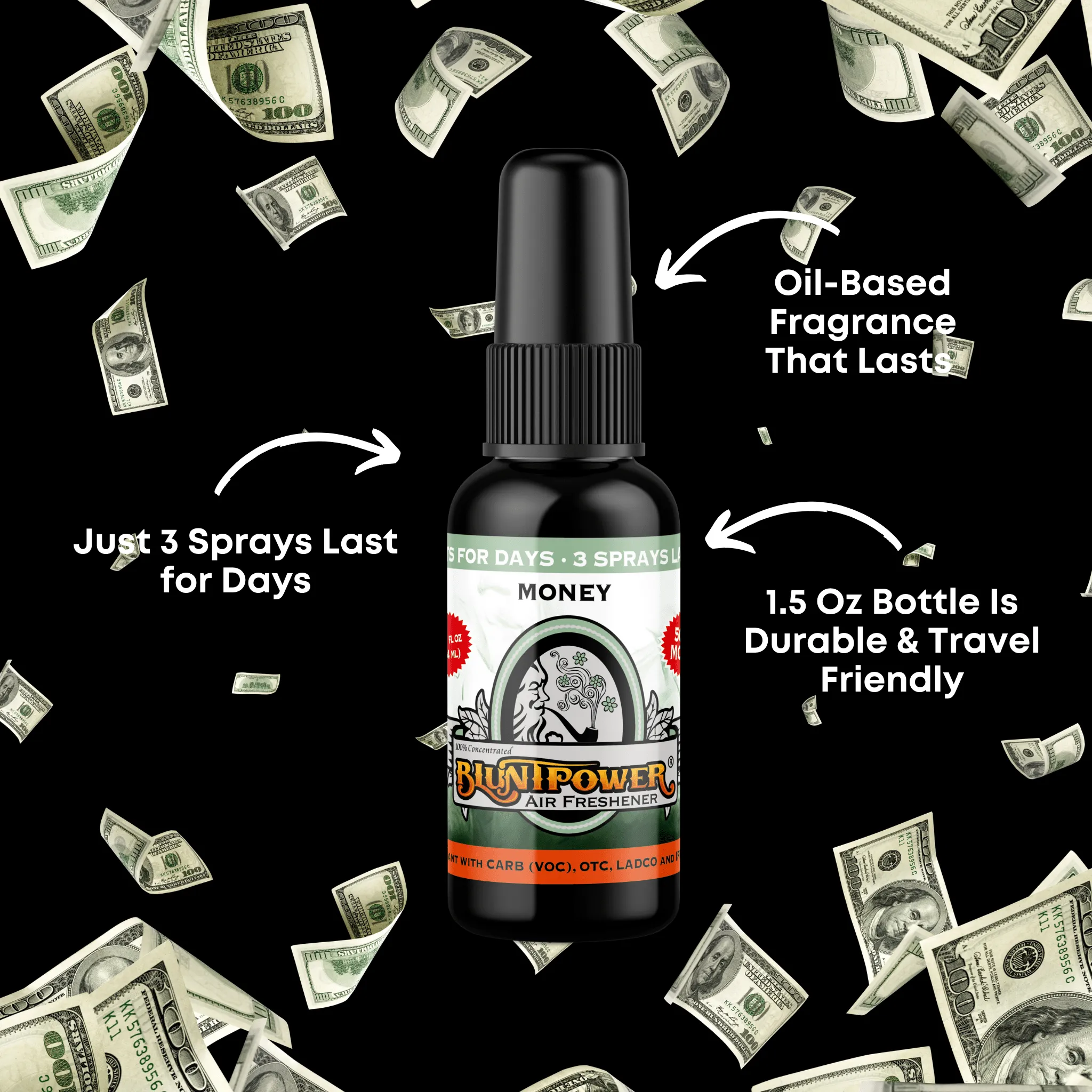 Money Air Freshener Spray