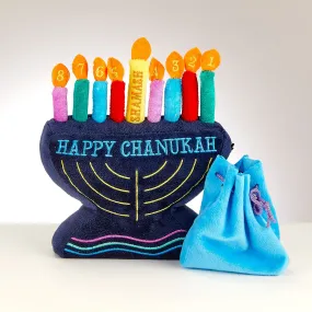 My Soft Menorah Set™,with Removable Candles, Plush, 7", Tag