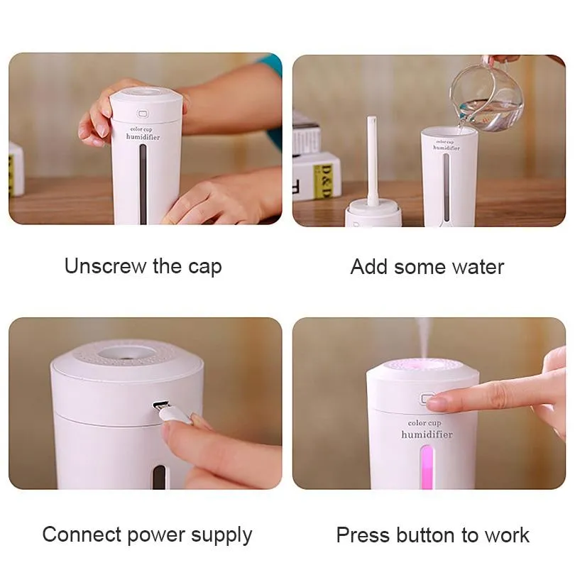 Nano Technology Mute Design 7 Colour Lights Humidifier Diffuser