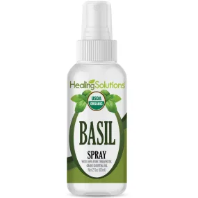 Organic Basil Essential Oil Spray