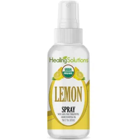Organic Lemon Essential Oil Spray