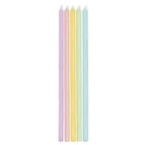 Pastel Taper Candles - 10 Pkt