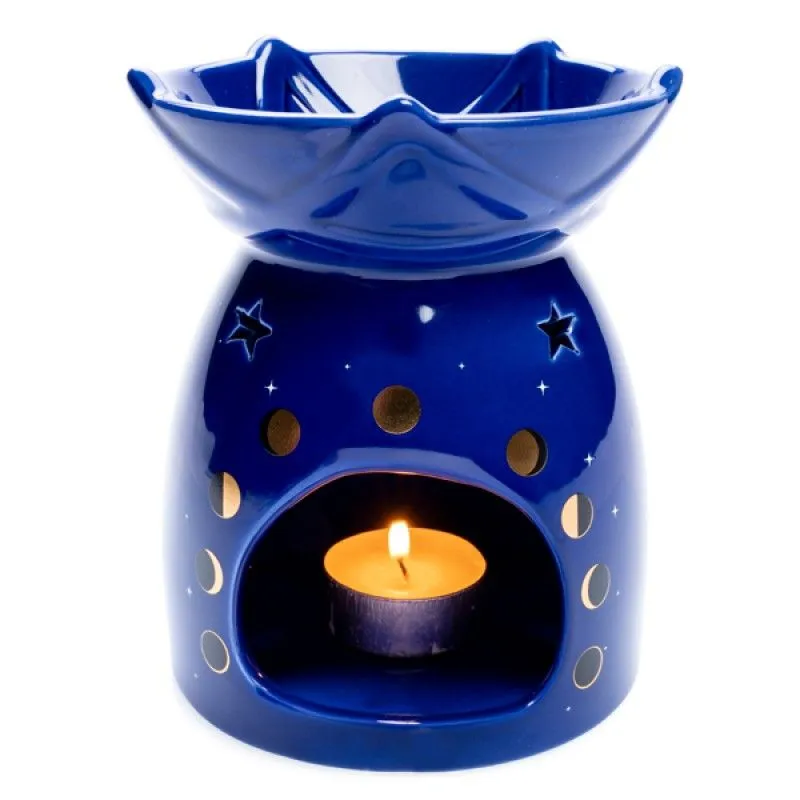 Pentacle Oil Burner - 11.2cm x 11.2cm x 14cm