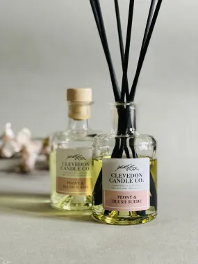 Peony & Blush Suede Luxury Reed Diffuser