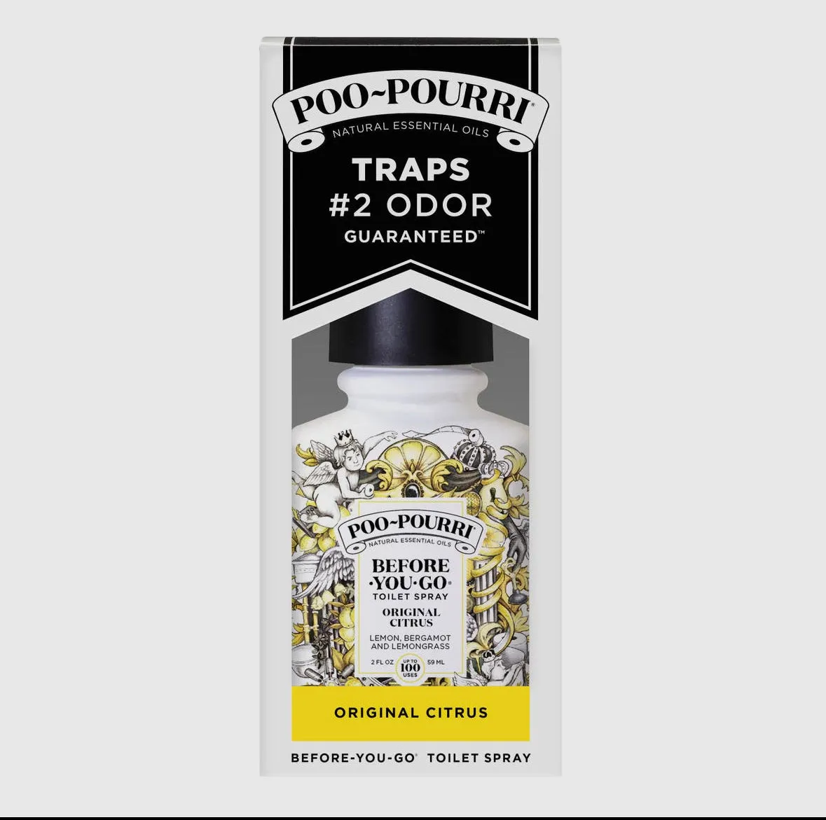 Poo~Pourri Original Citrus Toilet Spray 2oz Boxed