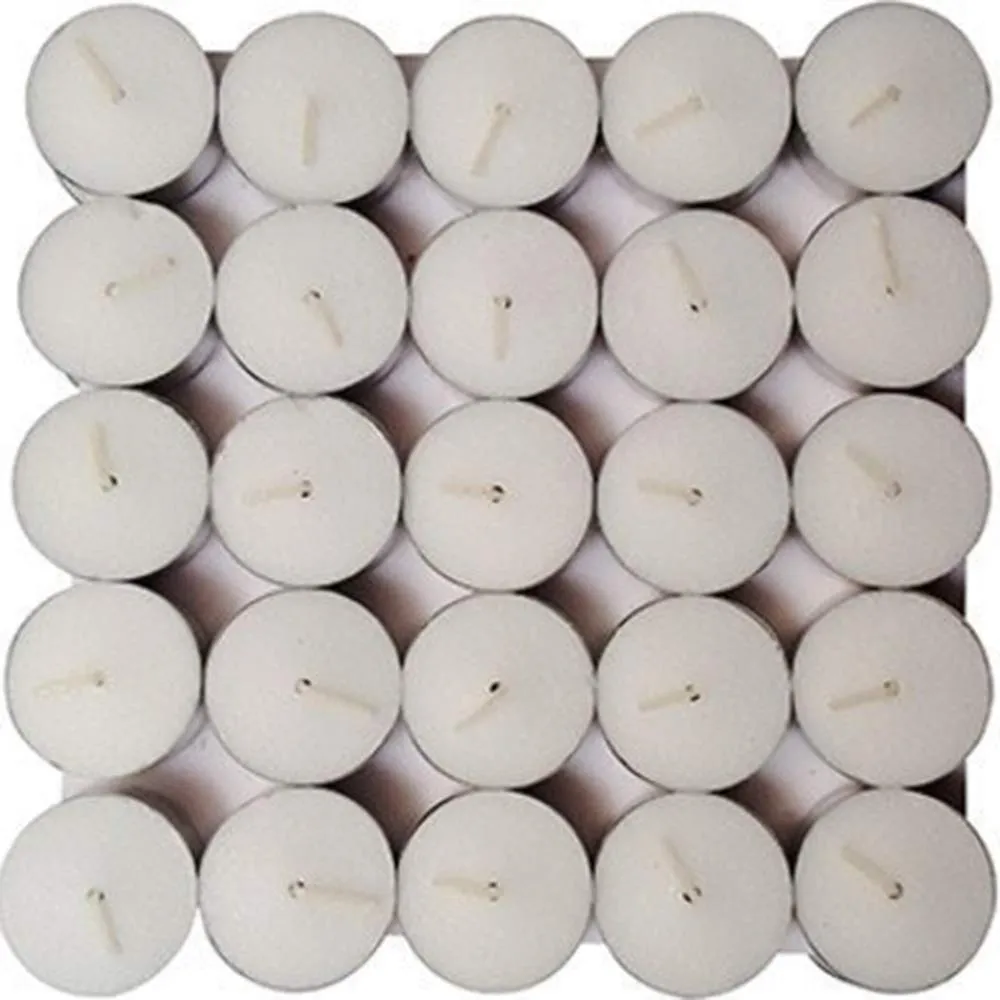 Pure Source India Tea Light Candle Set of 200 Pcs 3 Hrs Burning