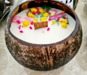 Reclaimed Coconut Shell Candle 400mls by Kaftans that Bling