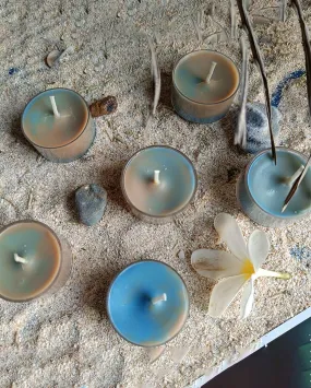 Relaxing Bali Breeze Jar Tealight Candles | Set of 6 | 4 x 2 inches