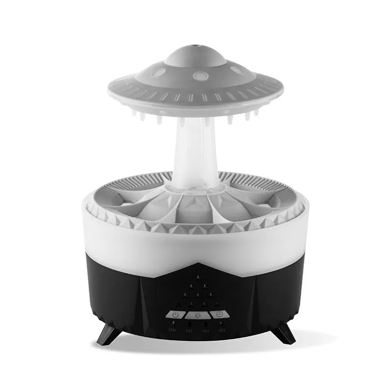 Remote Control Raindrop Cloud Humidifier 7 Colors LED Lamp UFO Aroma Diffusers | X01
