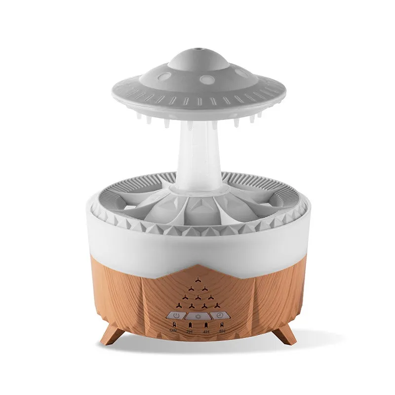 Remote Control Raindrop Cloud Humidifier 7 Colors LED Lamp UFO Aroma Diffusers | X01
