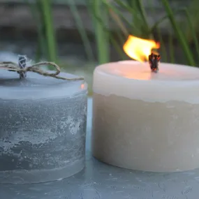 Rustic Outdoor Garden Candle