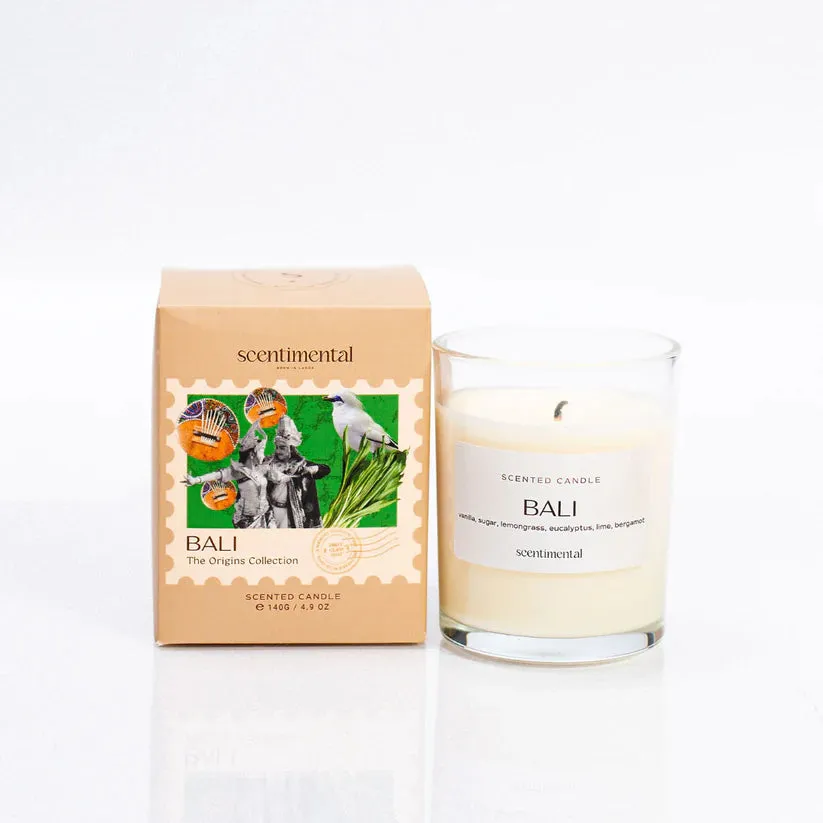 Scentimental Candle Bali 220g Silver collection