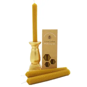 Set of 3 Beeswax Candles