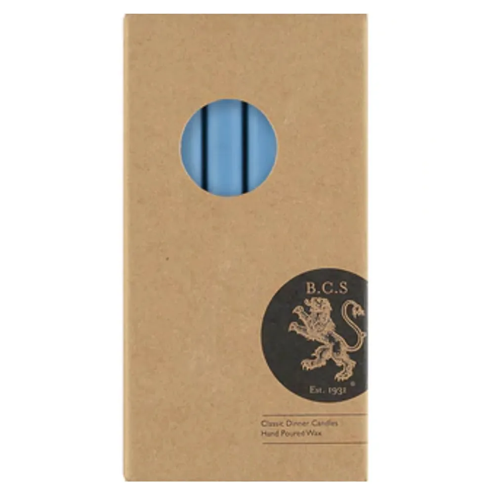 Set of 6 Candles in Medici Blue