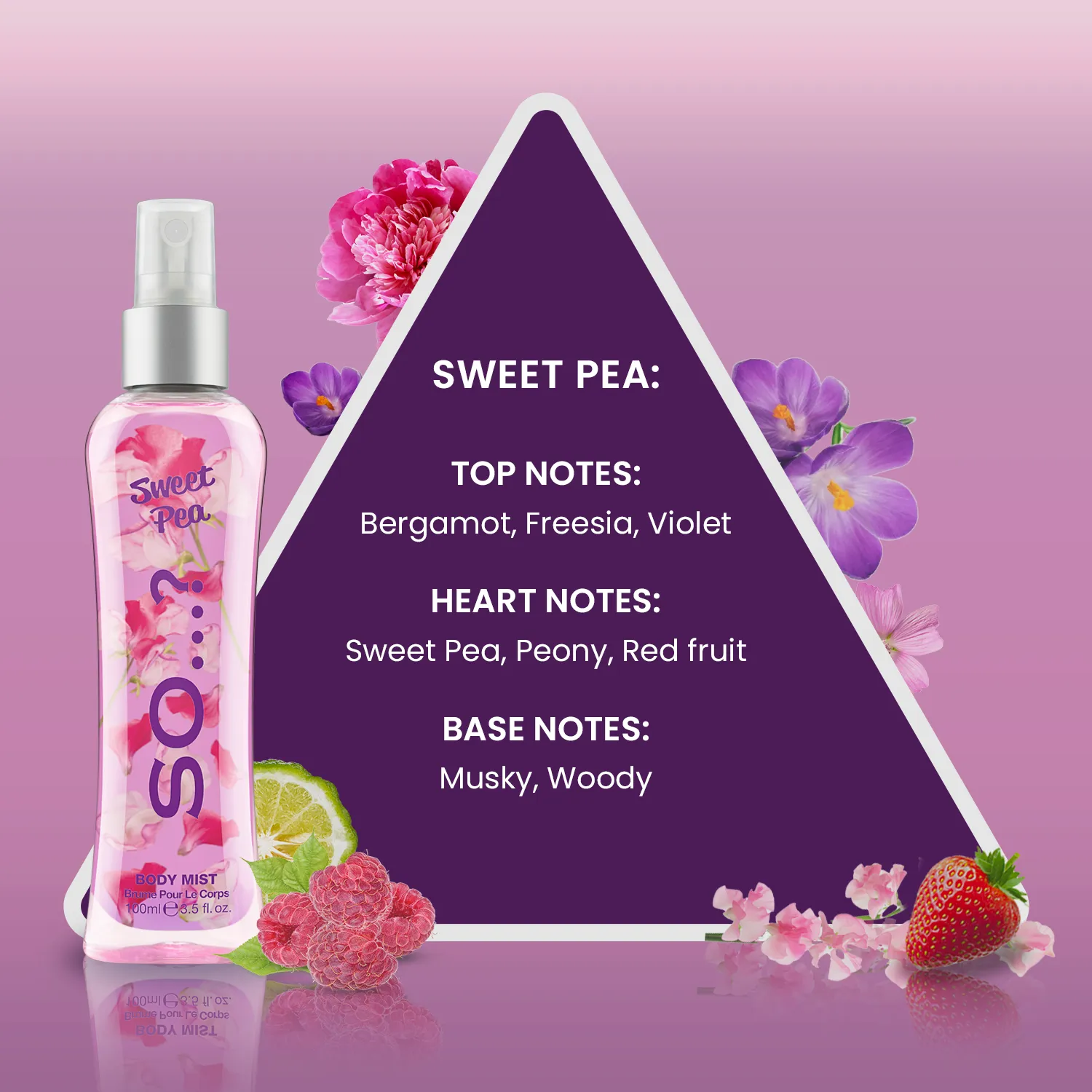 SO…? Sweet Pea Body Mist 100ml