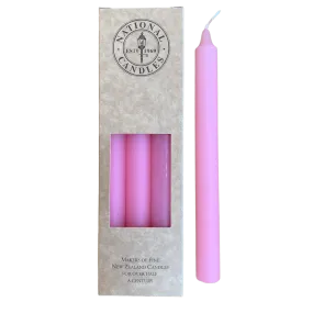 Soft Pink Boxed Candle 6's 240mm
