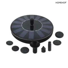 Solar Powered Pump Floating Decorative Water Fountains with 8 Nozzles for Outdoor, Garden Decor, Pool, and Pond
