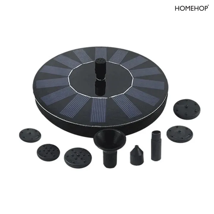 Solar Powered Pump Floating Decorative Water Fountains with 8 Nozzles for Outdoor, Garden Decor, Pool, and Pond