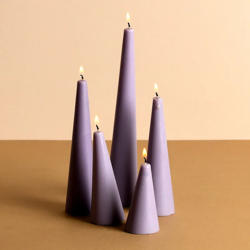 Soy Wax Scented Candle | Lavender & Tobacco | Lavender | Set of 5