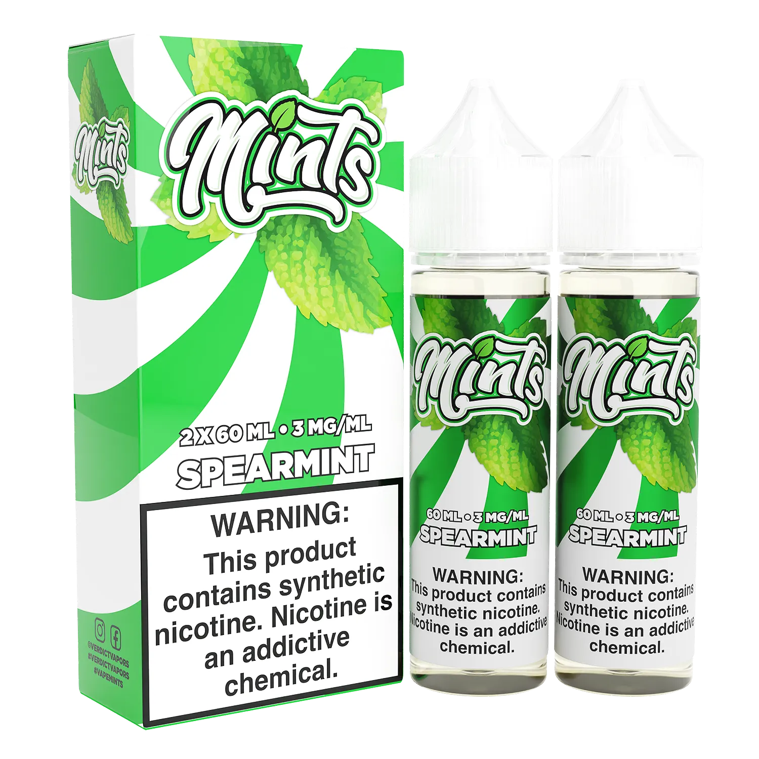 Spearmint by Mints Series 2x 60mL
