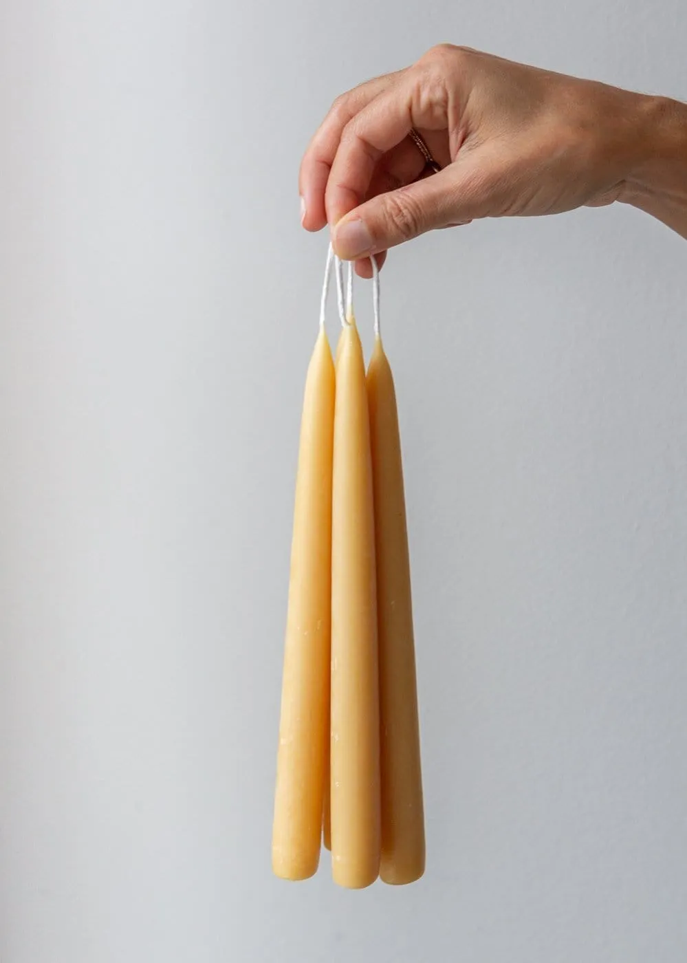 Standard Dinner – Pairs Pure Beeswax Candles – Boxes of 3, 4 or 6 pairs