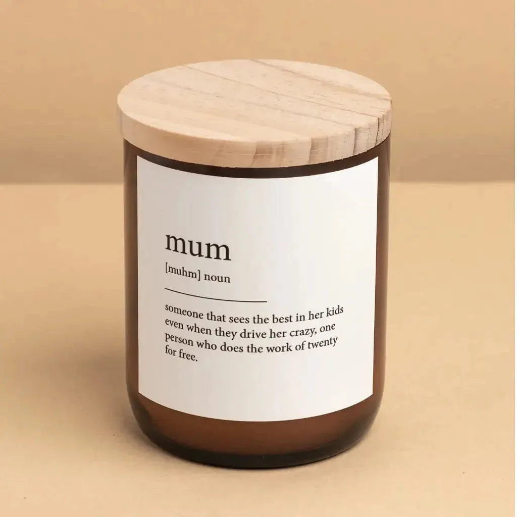 The Commonfolk Dictionary Meaning Candle - Mum (Hudson Valley)