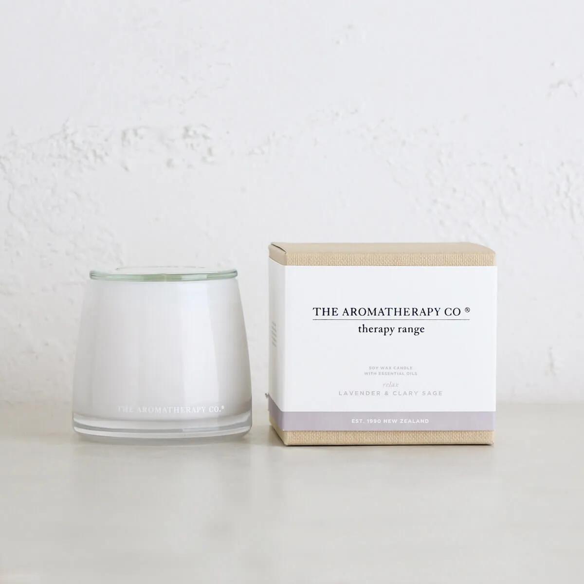 THERAPY RELAX CANDLE  |  LAVENDER   CLARY SAGE