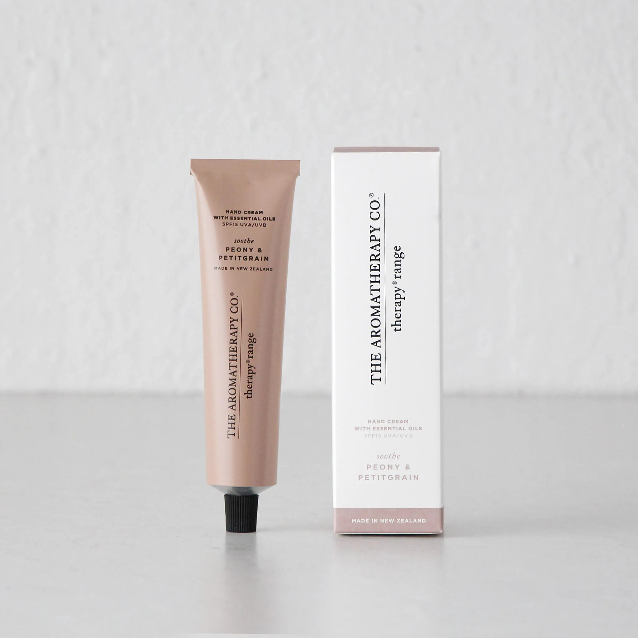 THERAPY SOOTHE HAND CREAM 75ML SPF15 BUNDLE X2  |  PEONY   PETITGRAIN