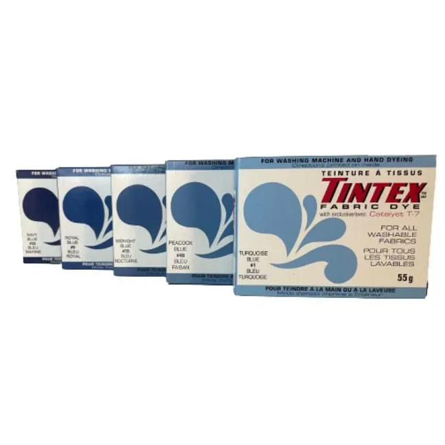 Tintex Dyes 55g Box Various Colours.