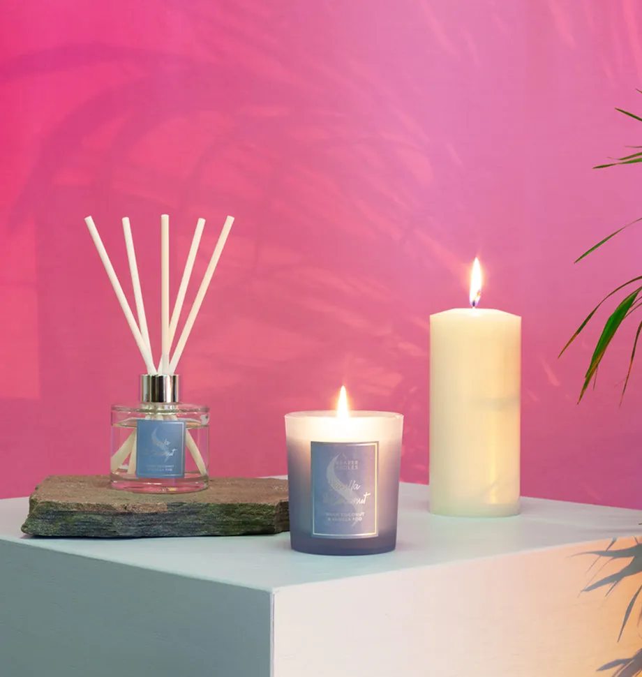 Vanilla and Coconut Large Tin Candle
