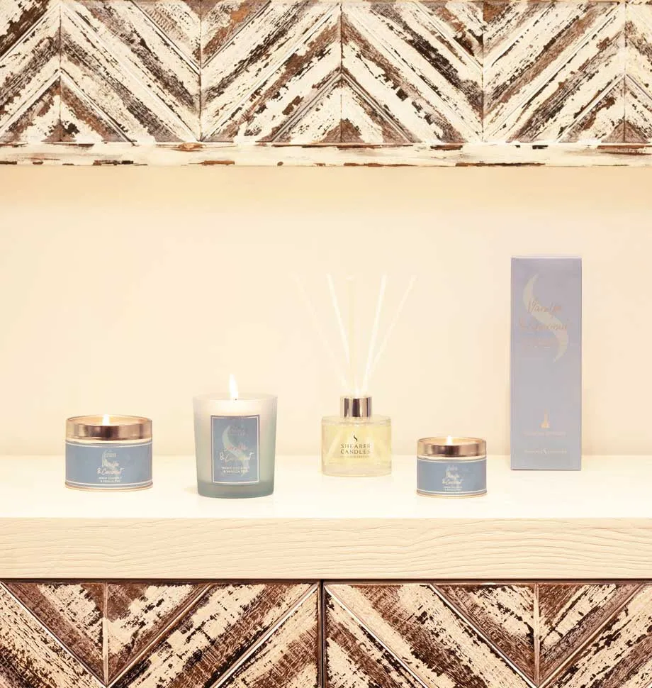 Vanilla and Coconut Large Tin Candle