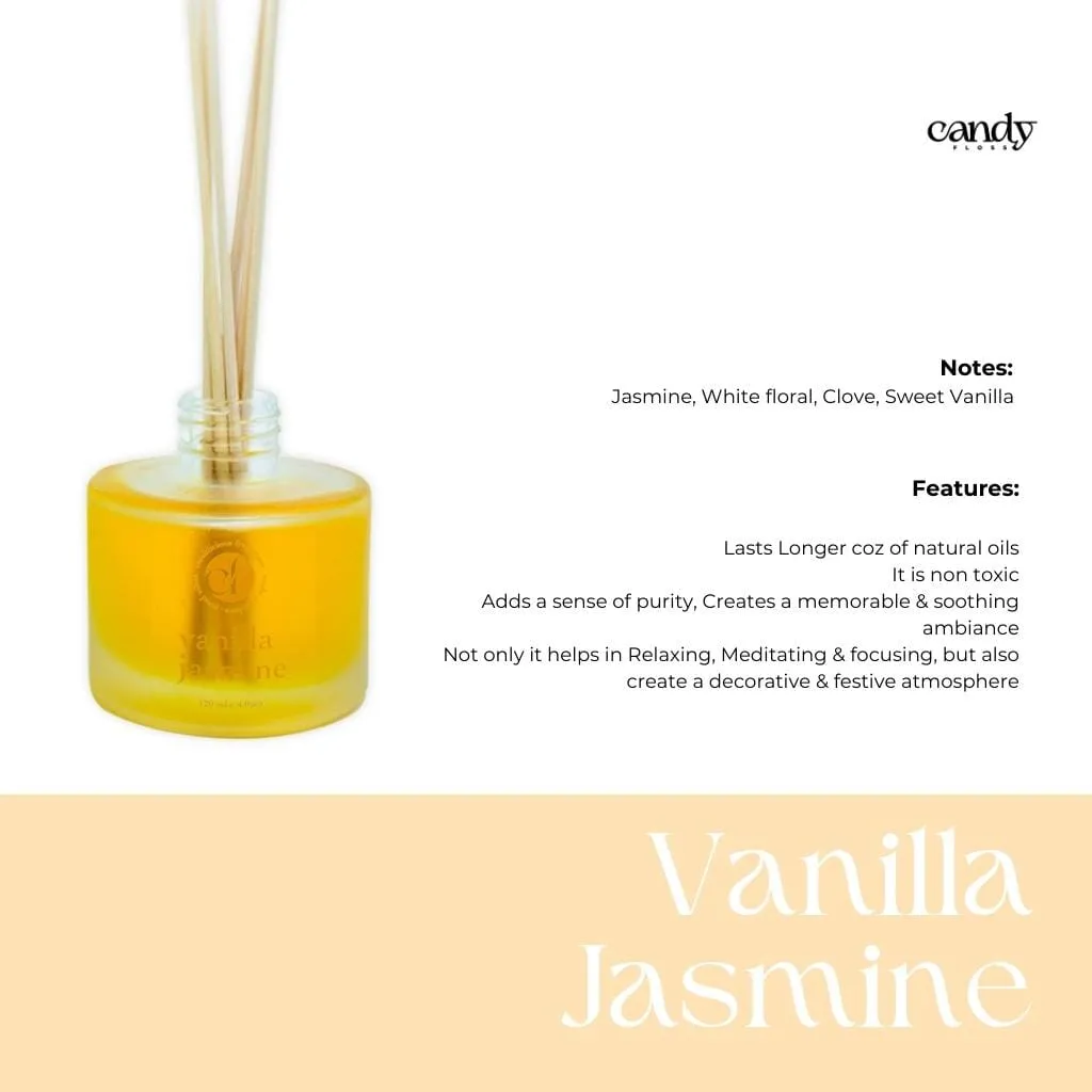 Vanilla Jasmine - Reed diffuser