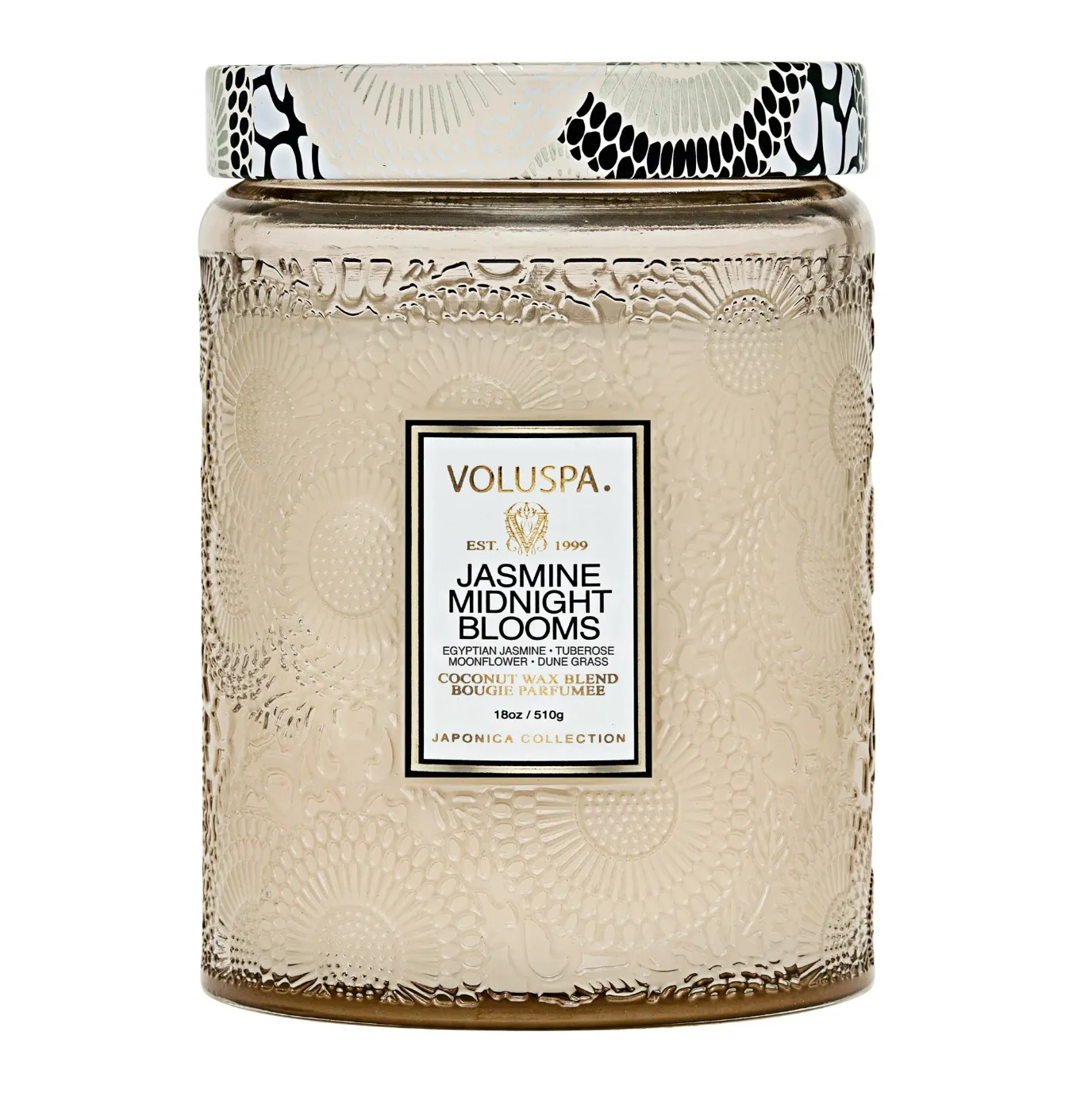 Voluspa Jasmine Midnight Blooms Large Jar Candle