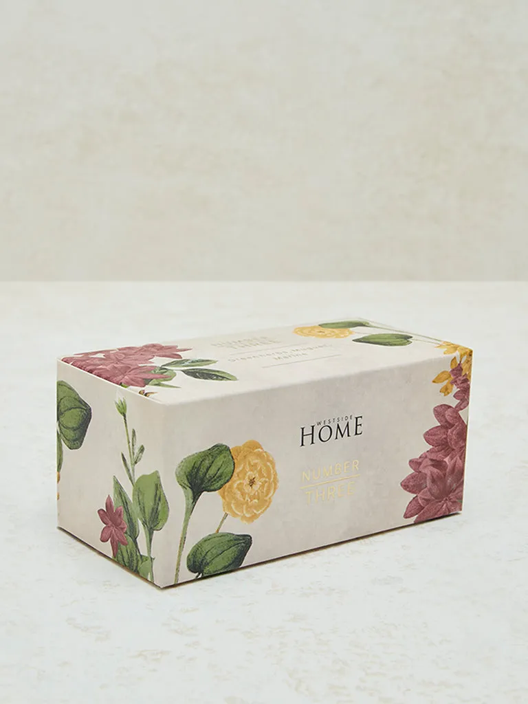 Westside Home Beige Fleur Votive Candles (Set of 2)