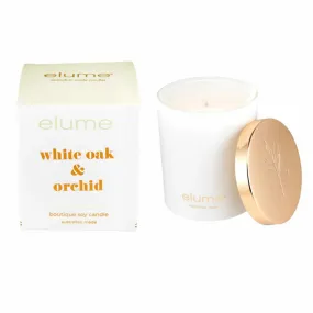 White Oak and Orchid: Elume Boutique Soy Candle
