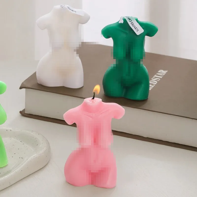 Women's body candles Handmade 5pcs set Birthday Office Housewarming Gift YH-24020602